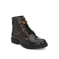 Black Commando Boots For Men