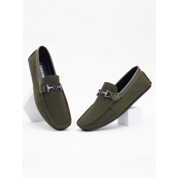 Big Fox Eco Friendly Knitted|Flexible| Durable Buckle Loafers For Men 