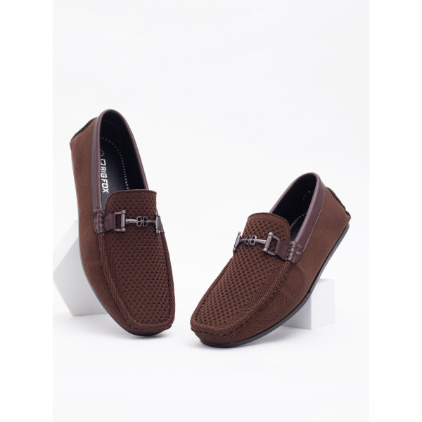 Big Fox Eco Friendly Knitted|Flexible| Durable Buckle Loafers For Men 