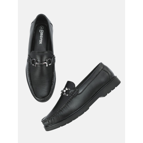 Big Fox Track Sole Buckle Loafers for Men 