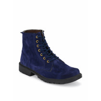 Big Fox Men's Leather Blue Boot Shoes
